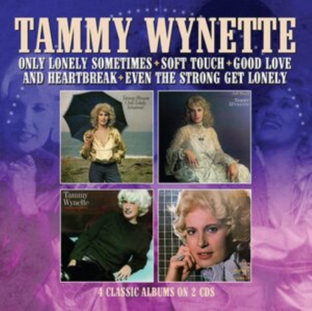 This CD is brand new.Format: CDMusic Style: CountryThis item's title is: Only Lonely Sometimes / Soft Touch / Good Love & Heartbreak / Even The Strong Get LonelyArtist: Tammy WynetteLabel: MORELLOBarcode: 5013929899834Release Date: 4/16/2021