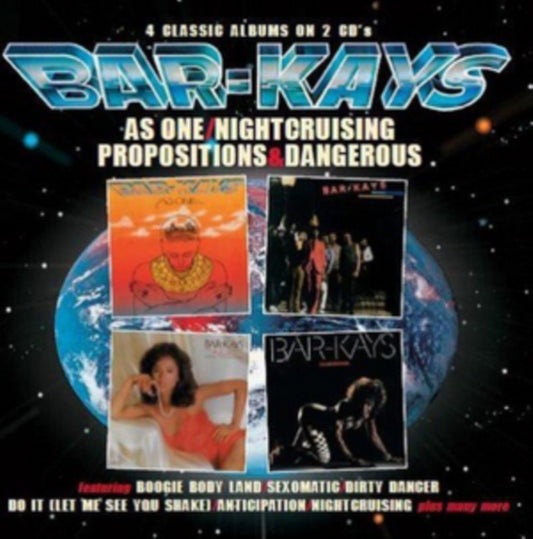 This CD is brand new.Format: CDMusic Style: FunkThis item's title is: As One / Nightcruising / Propositions / DangerousArtist: Bar-KaysLabel: ROBINSONGSBarcode: 5013929952027Release Date: 1/12/2018