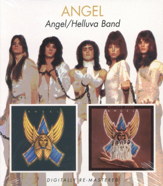 This is a 2 CD SKU bundle.
1.This CD is brand new.Format: CDMusic Style: Hard RockThis item's title is: Angel / Helluva Band (Remastered)Artist: AngelLabel: BEAT GOES ONBarcode: 5017261207166Release Date: 8/2/2010
2.This CD is brand new.