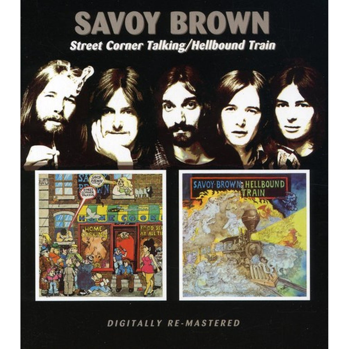 Savoy Brown - Raw Sienna / Looking In & Street Corner Talking / Hellbound Train (Remastered) - CD Bundle