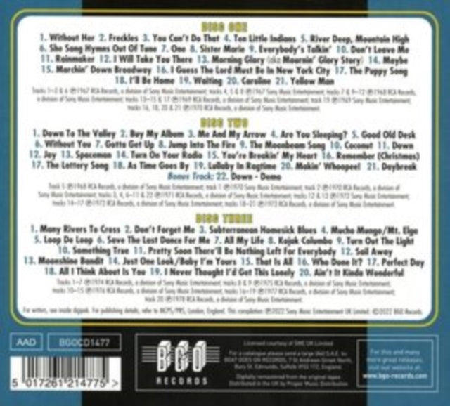 This is a 2 CD SKU bundle.
1.This CD is brand new.Format: CDThis item's title is: A's & B'sArtist: Harry NilssonLabel: BGO RECORDSBarcode: 5017261214775Release Date: 9/9/2022
2.This CD is brand new.