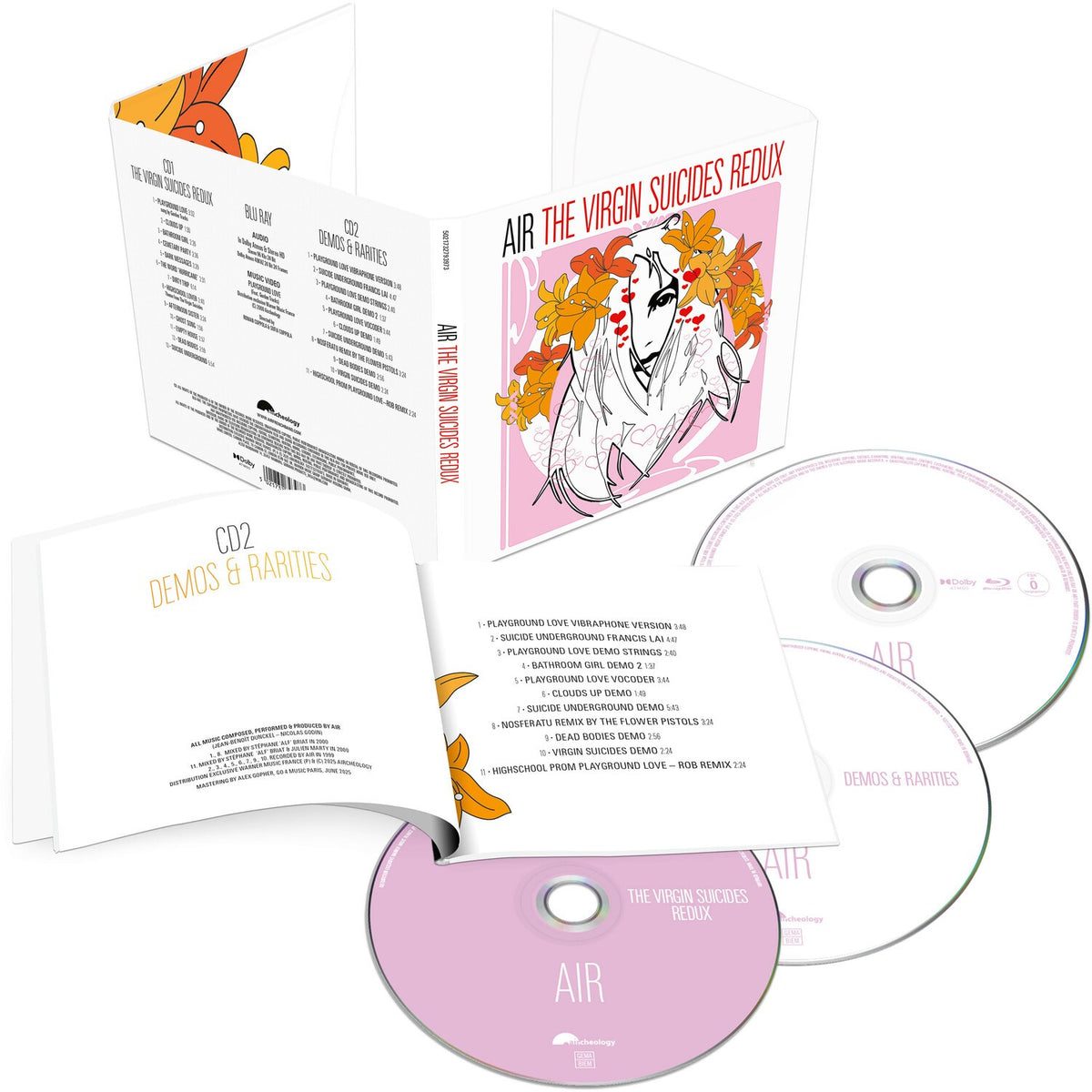 10 000 Hz Legend (Blu-Ray/CD) & Virgin Suicides Redux (2CD/Bluray)