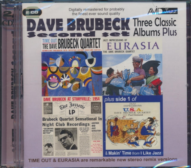 Product Image : This CD is brand new.<br>Format: CD<br>Music Style: Cool Jazz<br>This item's title is: Three Classic Albums Plus<br>Artist: Dave Brubeck<br>Label: AVID UK<br>Barcode: 5022810199823<br>Release Date: 3/8/2010
