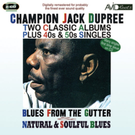 Product Image : This CD is brand new.<br>Format: CD<br>Music Style: Louisiana Blues<br>This item's title is: Two Classic Albums & 40'S & 50'S Singles<br>Artist: Champion Jack Dupree<br>Label: AVID UK<br>Barcode: 5022810300625<br>Release Date: 7/19/2010