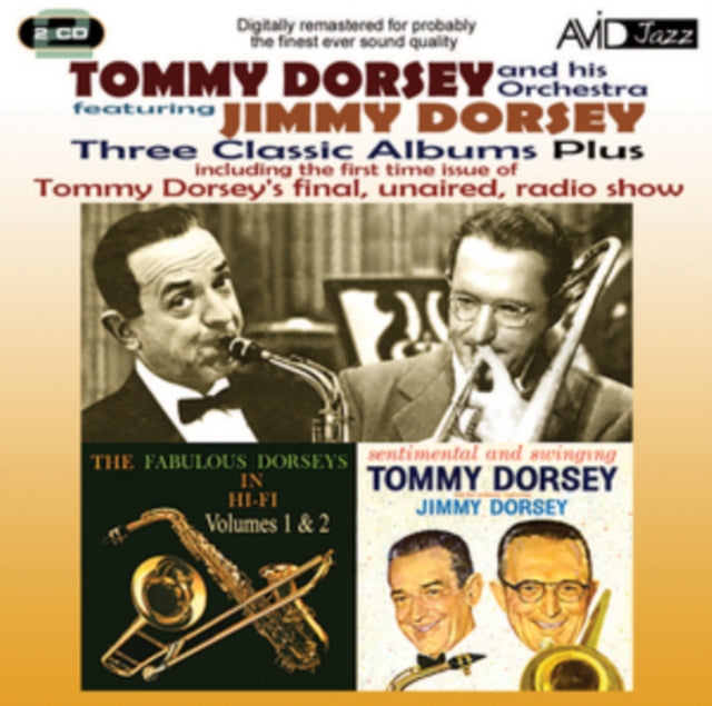 Product Image : This CD is brand new.<br>Format: CD<br>This item's title is: Three Classic Albums Plus<br>Artist: Jimmy Tommy / Dorsey Dorsey<br>Barcode: 5022810300823<br>Release Date: 6/7/2010