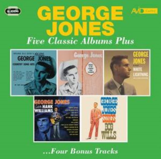 Grand Ole Opry's New Star/George Jones Sings/White Lightning/Salutes Hank Williams/Sings Wills (2CD)