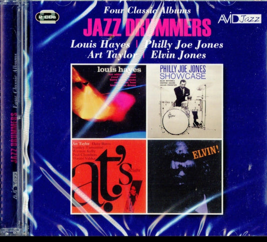 This CD is brand new.Format: CDThis item's title is: Jazz Drummers: Louis Hayes / Showcase / A.T.'S Delight / Elvin!Artist: Louis; Philly Joe Jones; Art Taylor; Elvin Jones HayesBarcode: 5022810723028Release Date: 5/4/2018