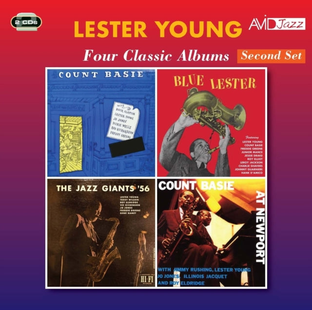 This CD is brand new.Format: CDMusic Style: SwingThis item's title is: Count Basie Kansas City Seven & Lester Young Quartet / Blue Lester / Jazz Giants 56 / At NewportArtist: Lester YoungLabel: Avid JazzBarcode: 5022810729921Release Date: 4/3/2020