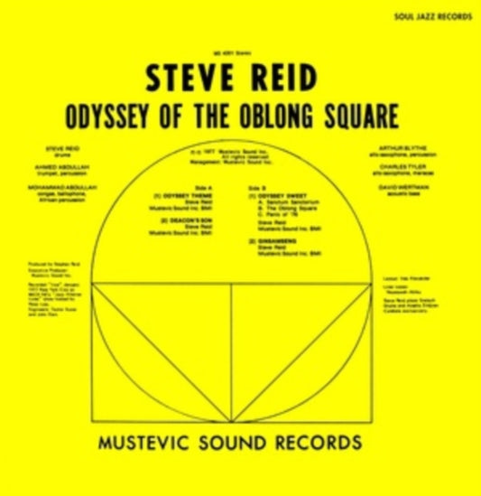 This LP Vinyl is brand new.Format: LP VinylMusic Style: Free JazzThis item's title is: Odyssey Of The Oblong SquareArtist: Steve ReidLabel: SOUL JAZZ RECORDSBarcode: 5026328005140Release Date: 10/7/2022