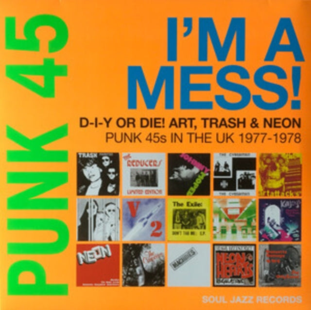 Product Image : This CD is brand new.<br>Format: CD<br>Music Style: Punk<br>This item's title is: Punk 45: I’M A Mess! D-I-Y Or Die! Art, Trash & Neon<br>Artist: Soul Jazz Records Presents<br>Label: SOUL JAZZ RECORDS<br>Barcode: 5026328105055<br>Release Date: 11/18/2022