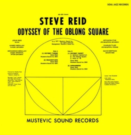 Product Image : This CD is brand new.<br>Format: CD<br>Music Style: Free Jazz<br>This item's title is: Odyssey Of The Oblong Square (Gold CD)<br>Artist:  Steve Reid<br>Label: SOUL JAZZ RECORDS<br>Barcode: 5026328305141<br>Release Date: 11/25/2022