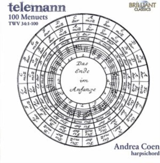 Product Image : This CD is brand new.<br>Format: CD<br>Music Style: Baroque<br>This item's title is: Telemann: 100 Menuets Twv 34:1-100<br>Artist: Andrea Coen<br>Barcode: 5028421962498<br>Release Date: 11/19/2021