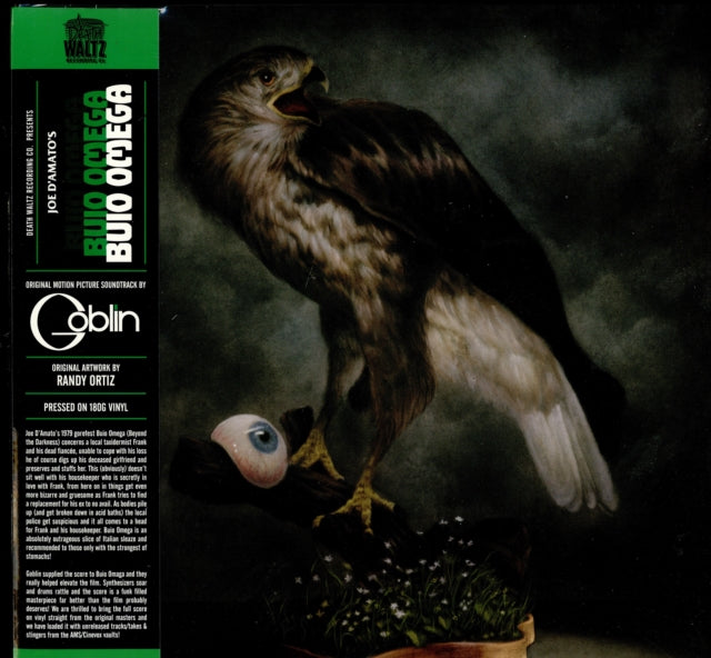 Product Image : This LP Vinyl is brand new.<br>Format: LP Vinyl<br>This item's title is: Buio Omega Ost (Green LP Vinyl)<br>Artist: Goblin<br>Label: DEATH WALTZ<br>Barcode: 5053760043553<br>Release Date: 1/11/2019