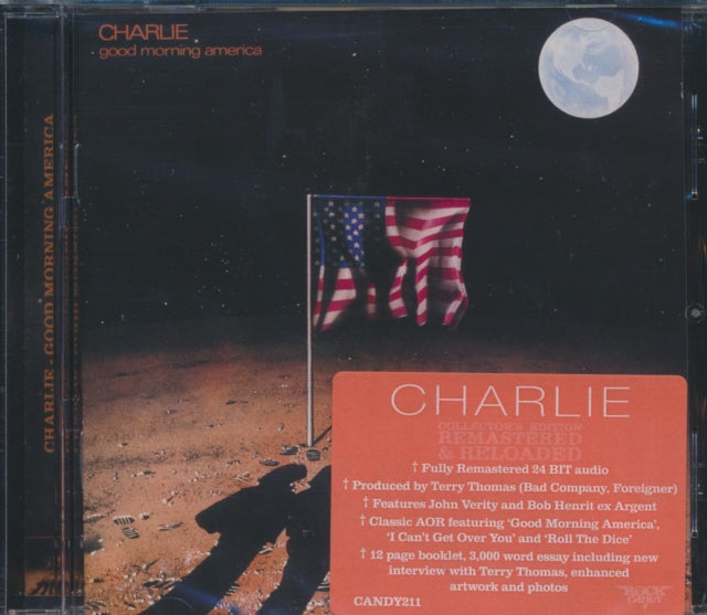 This CD is brand new.Format: CDMusic Style: AORThis item's title is: Good Morning AmericaArtist: CharlieBarcode: 5055300377494Release Date: 9/23/2013