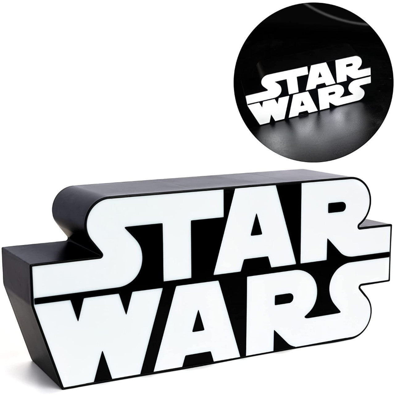 This is brand new.This Star Wars Logo Light is a great gift for any fan of the Star Wars franchise. Supplied in a closed, branded gift box it will add the perfect ambiance whilst illuminating any man cave, bedroom, games room, or brighten up a workspace.