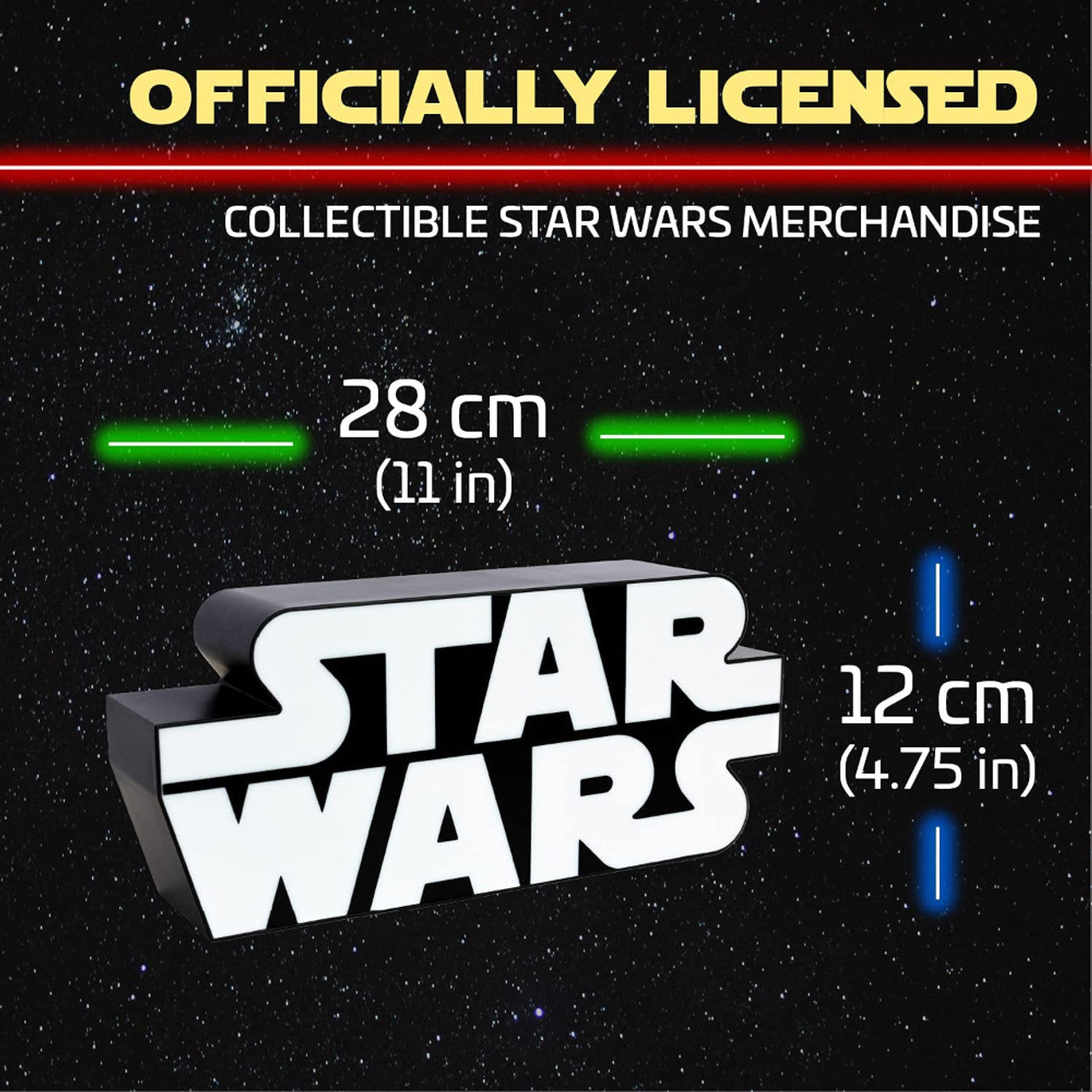 This is brand new.This Star Wars Logo Light is a great gift for any fan of the Star Wars franchise. Supplied in a closed, branded gift box it will add the perfect ambiance whilst illuminating any man cave, bedroom, games room, or brighten up a workspace.
