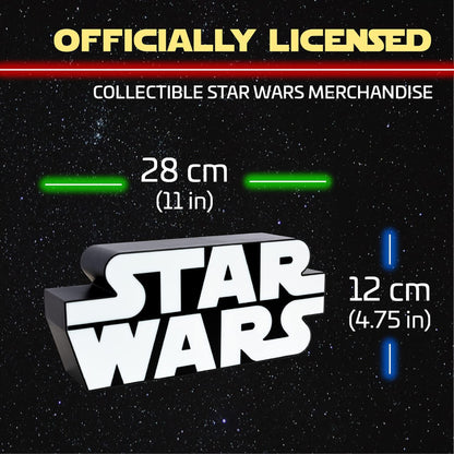 This is brand new.This Star Wars Logo Light is a great gift for any fan of the Star Wars franchise. Supplied in a closed, branded gift box it will add the perfect ambiance whilst illuminating any man cave, bedroom, games room, or brighten up a workspace.
