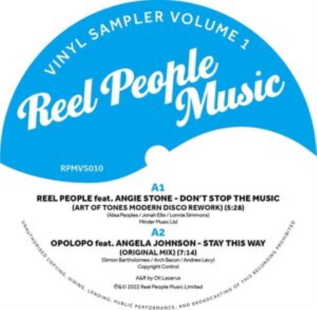 Product Image : This LP Vinyl is brand new.<br>Format: LP Vinyl<br>Music Style: House<br>This item's title is: Reel People Music : LP Vinyl Sampler Volume 1 (Blue LP Vinyl)<br>Artist: Various Artists<br>Label: REEL PEOPLE MUSIC<br>Barcode: 5056032363311<br>Release Date: 2/10/2023