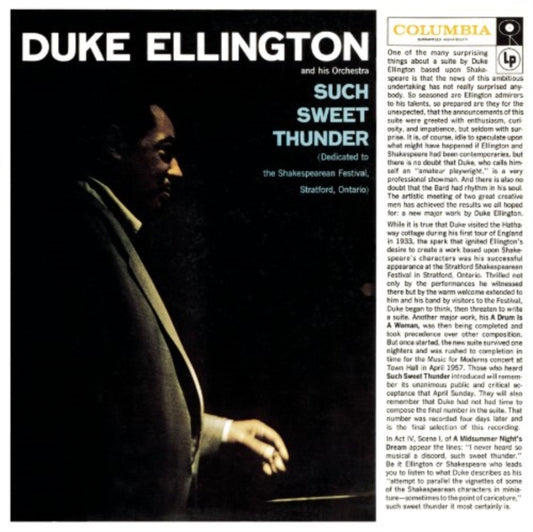 This LP Vinyl is brand new.Format: LP VinylMusic Style: Big BandThis item's title is: Such Sweet Thunder (Mono)Artist: Duke & His Orchestra EllingtonLabel: ColumbiaBarcode: 5060149621301Release Date: 10/31/2025