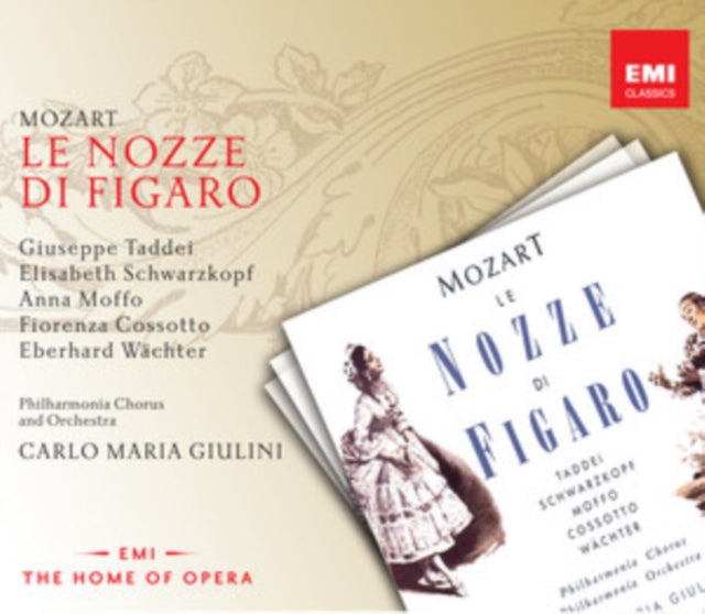 This CD is brand new.Format: CDMusic Style: ClassicalThis item's title is: Mozart: Le Nozze Di FigaroArtist: Taddei / Schwarzkopf / Philharmonia Orch / GiuliniBarcode: 5099973595922Release Date: 3/18/2013