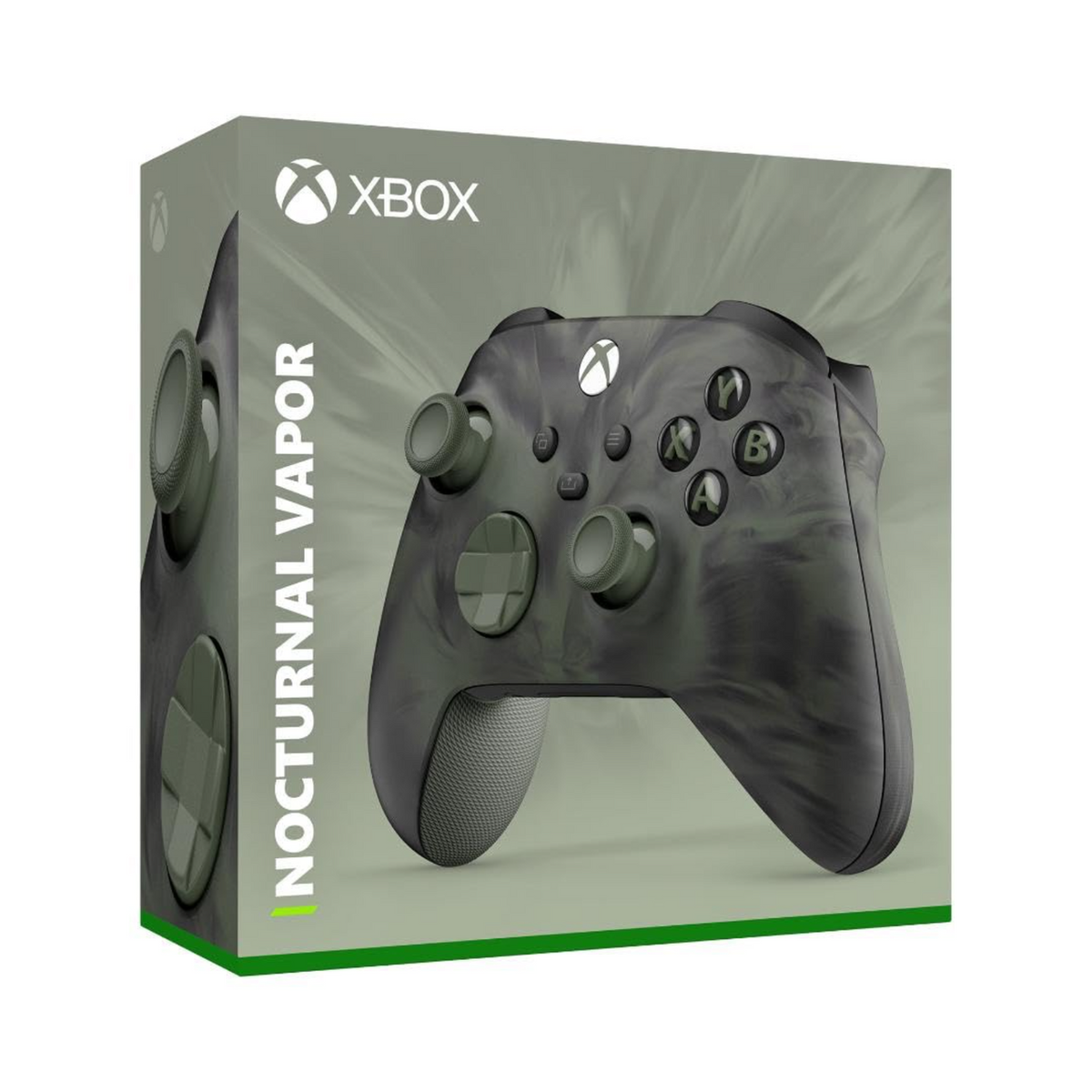 This is brand new.Vaporize your competition with the Xbox Wireless Controller – Nocturnal Vapor featuring a light and dark green color swirl that’s unique to each controller. Explore the mysteries of the nocturnal world with the uniquely created color swirl—each with its own energy and pattern.