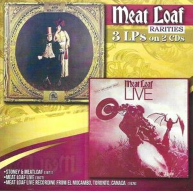 This CD is brand new.Format: CDThis item's title is: Rarities: Stoney & Meatloaf / Meat Loaf Live / Live Recording From El Mocambo, Toronto, Canada (2CD)Artist: Meat LoafBarcode: 5284069927422Release Date: 5/6/2022