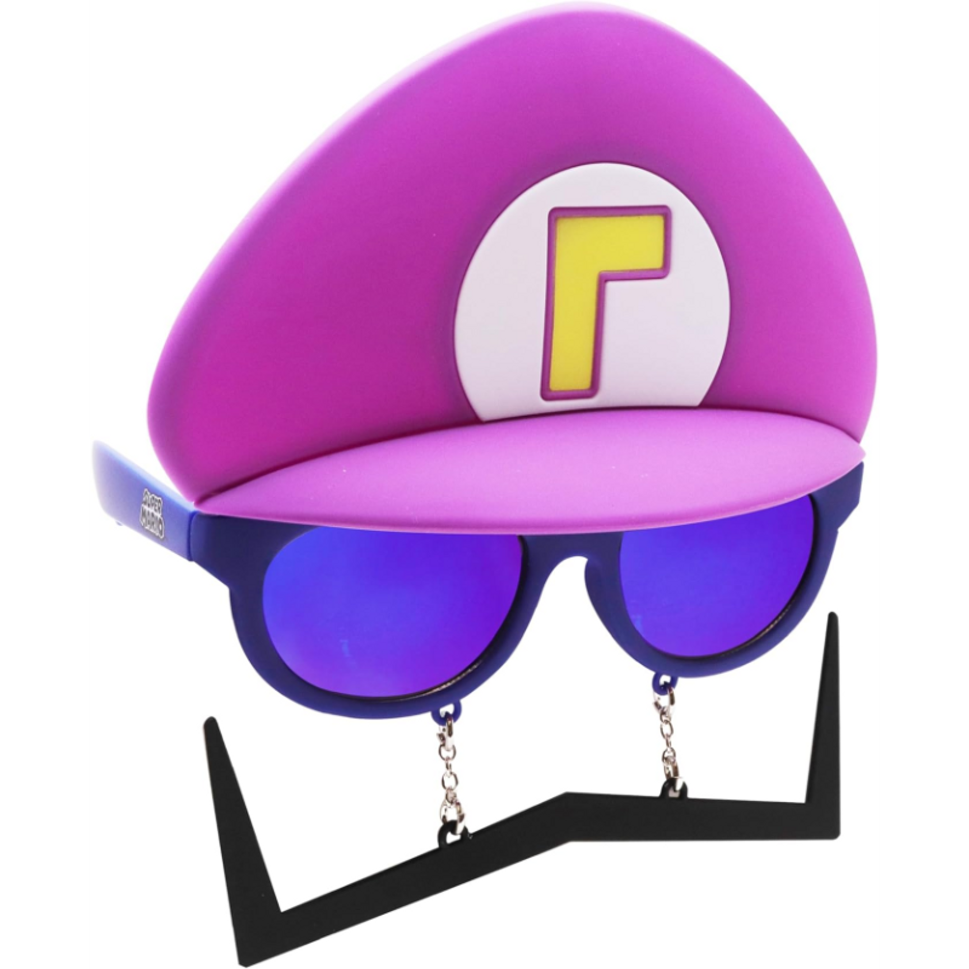 Sun-Staches Super Mario - Waluigi w/ Mustache
