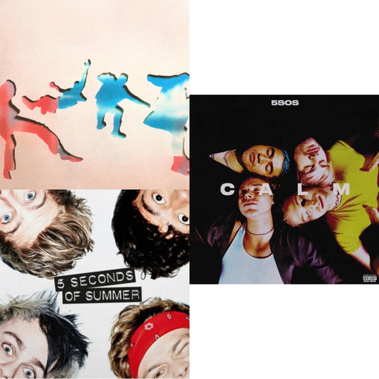 5Sos5 (X) (White LP Vinyl) & 5 Seconds Of Summer (10Th Anniversary Edition) (Red LP Vinyl) & Calm (X)