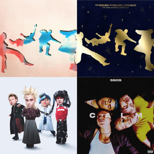 5Sos5 (X) (White LP Vinyl) & Feeling Of Falling Upwards (Live From The Royal Albert Hall) (X) (2LP) & Everyone's A Star! (X) (Neon Pink Glitter LP Vinyl) & Calm (X)