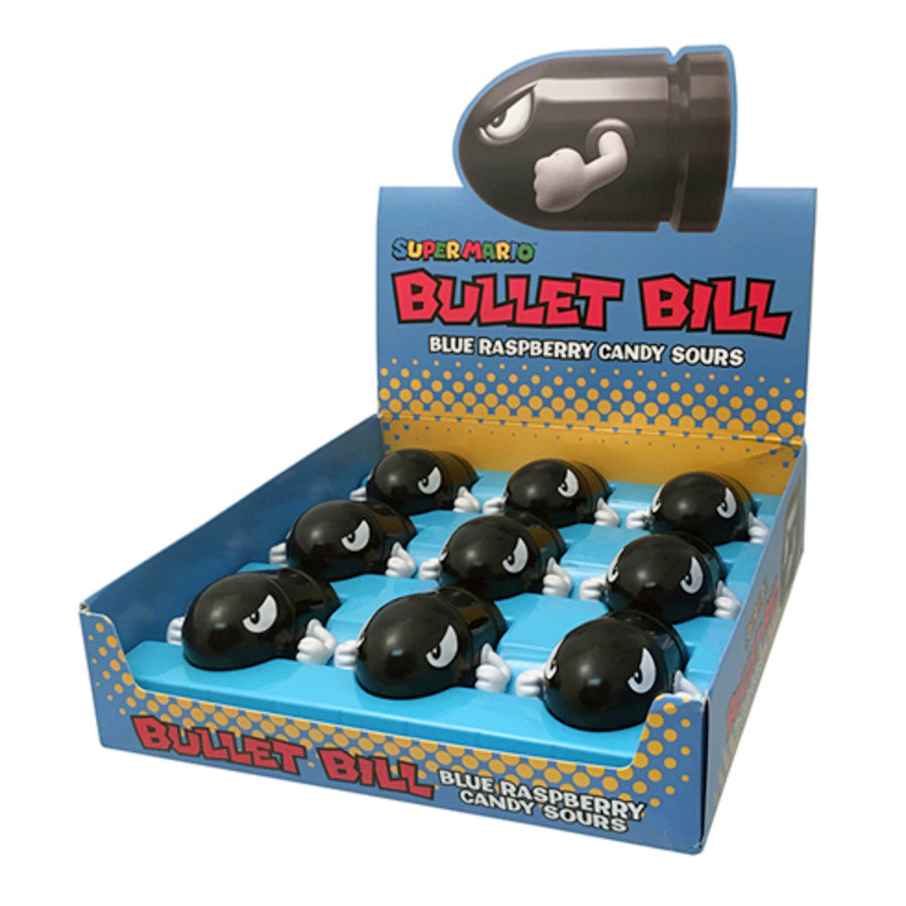 Nintendo: Bullet Bill Blue Raspberry Sours - Display (9)