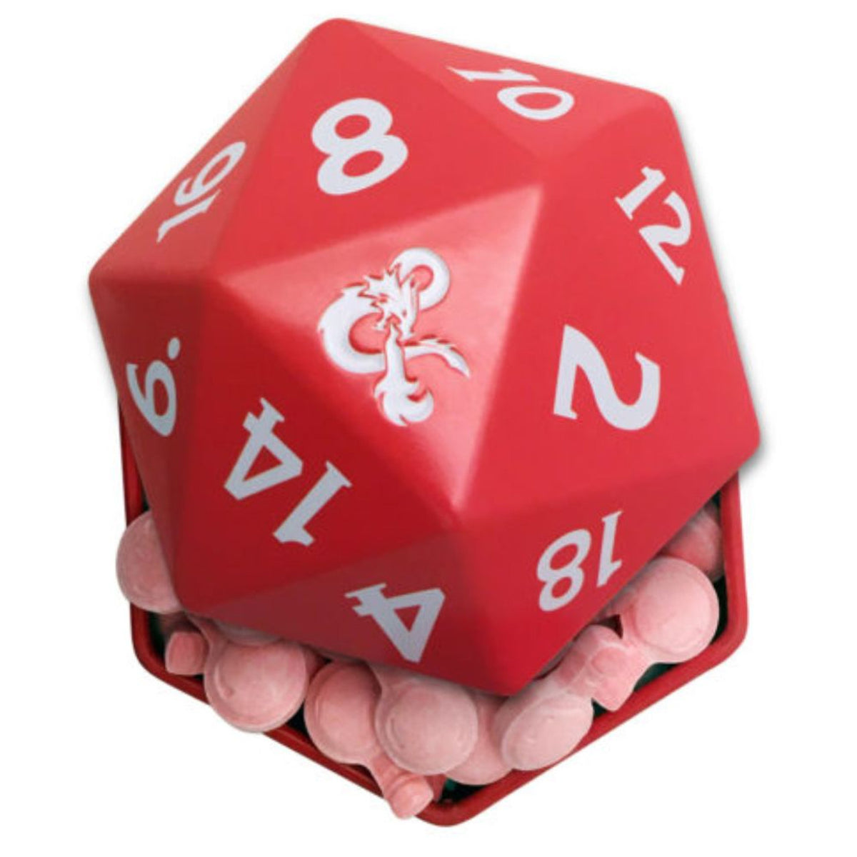 This is brand new.Roll for sweetness with the "Dungeons & Dragons: D20 Cherry Potion Candy!" This enchanting set includes 12 D20-shaped tins, each filled with delicious cherry-flavored candies that are sure to cast a spell on your taste buds.