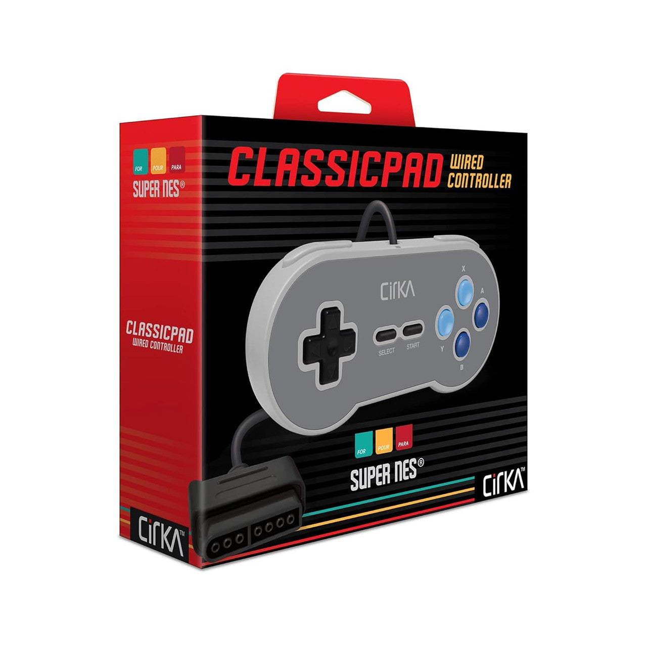 This is brand new.The CirKa "ClassicPad" Controller for Super NES® is a reliable third-party replacement, designed to replicate the original SNES gaming experience. Ideal for retro gaming setups or replacing lost controllers.