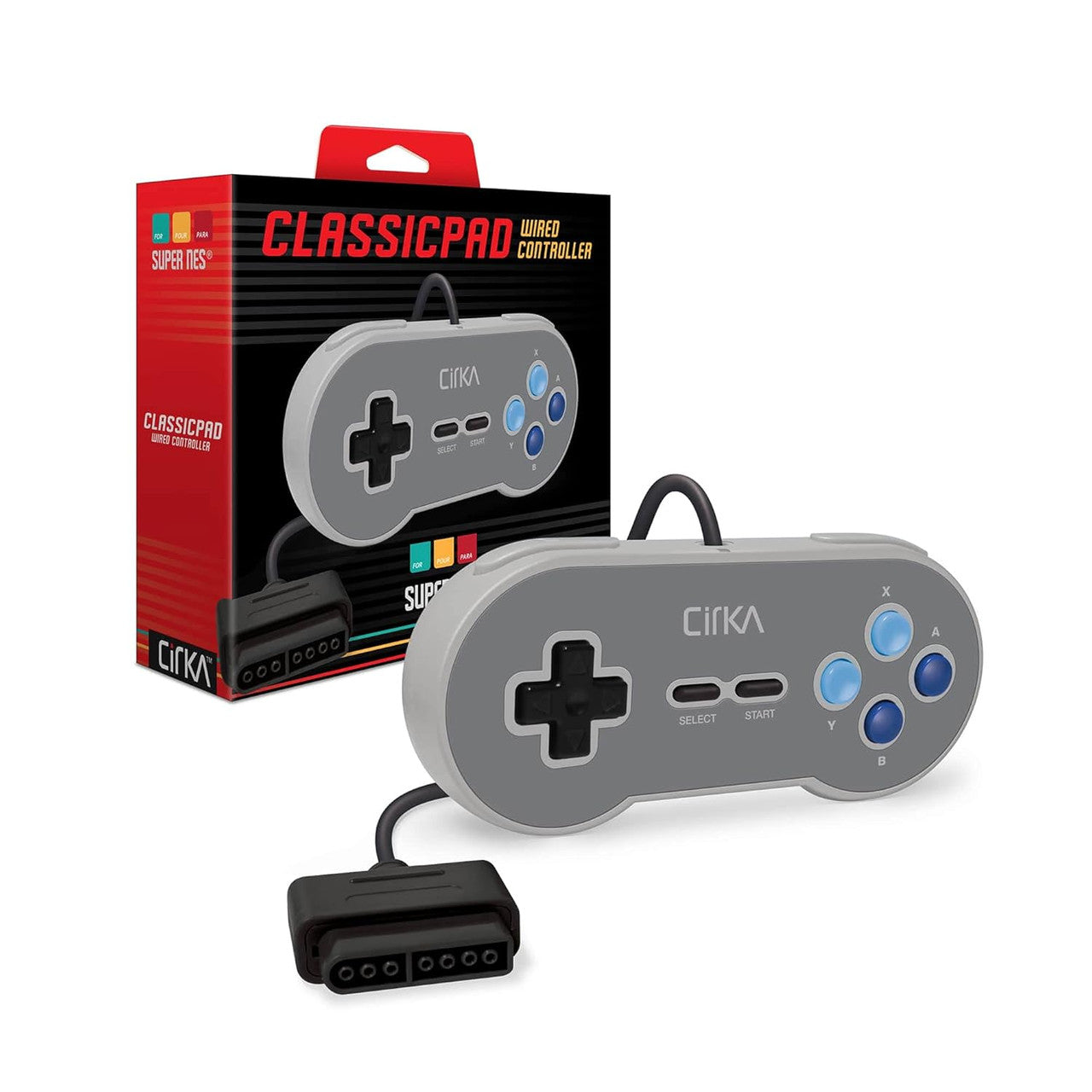 This is brand new.The CirKa "ClassicPad" Controller for Super NES® is a reliable third-party replacement, designed to replicate the original SNES gaming experience. Ideal for retro gaming setups or replacing lost controllers.