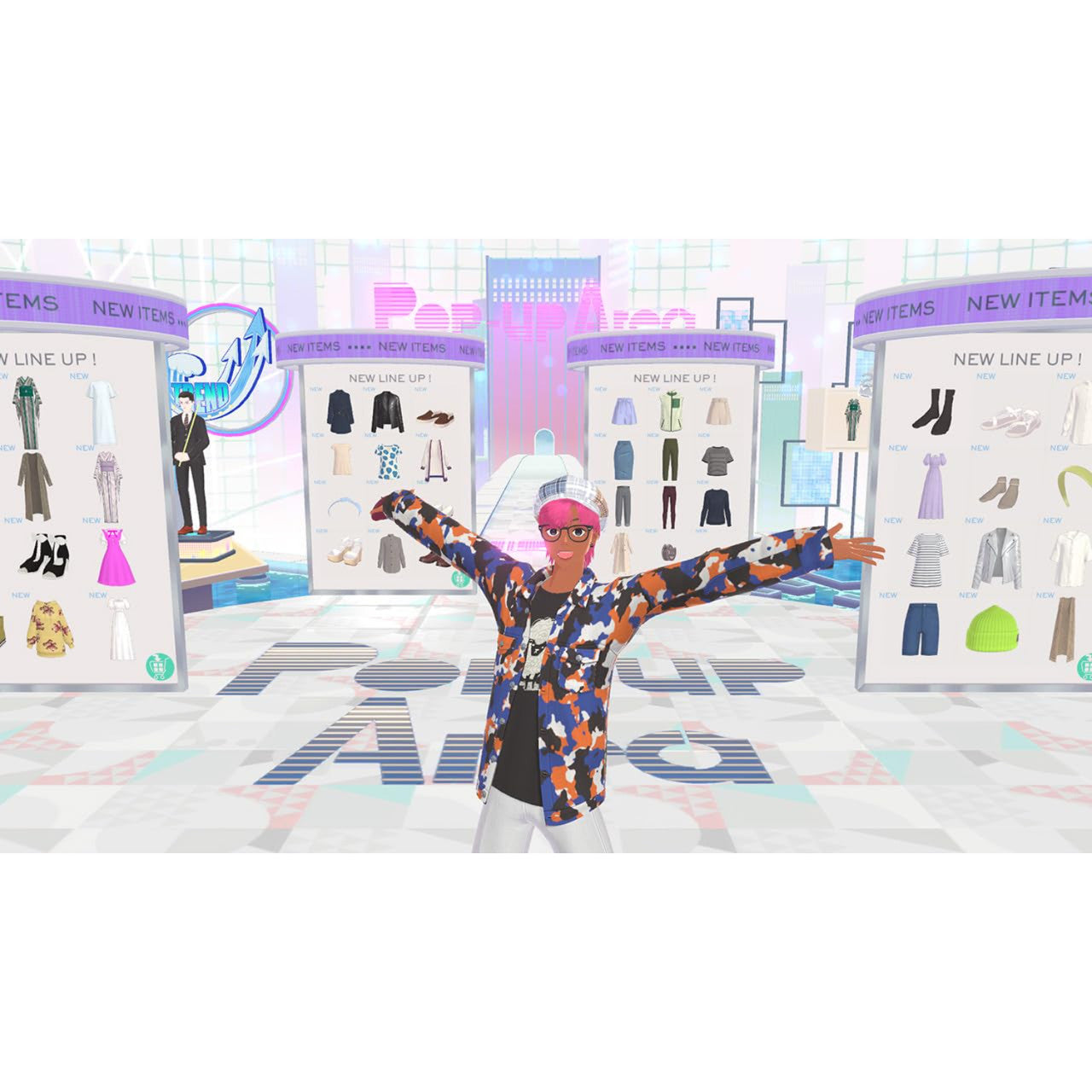 This is brand new.Become the ultimate fashion influencer!  Enter a virtual world of fashion fantasies made real, where coordination and communication mix like never before.