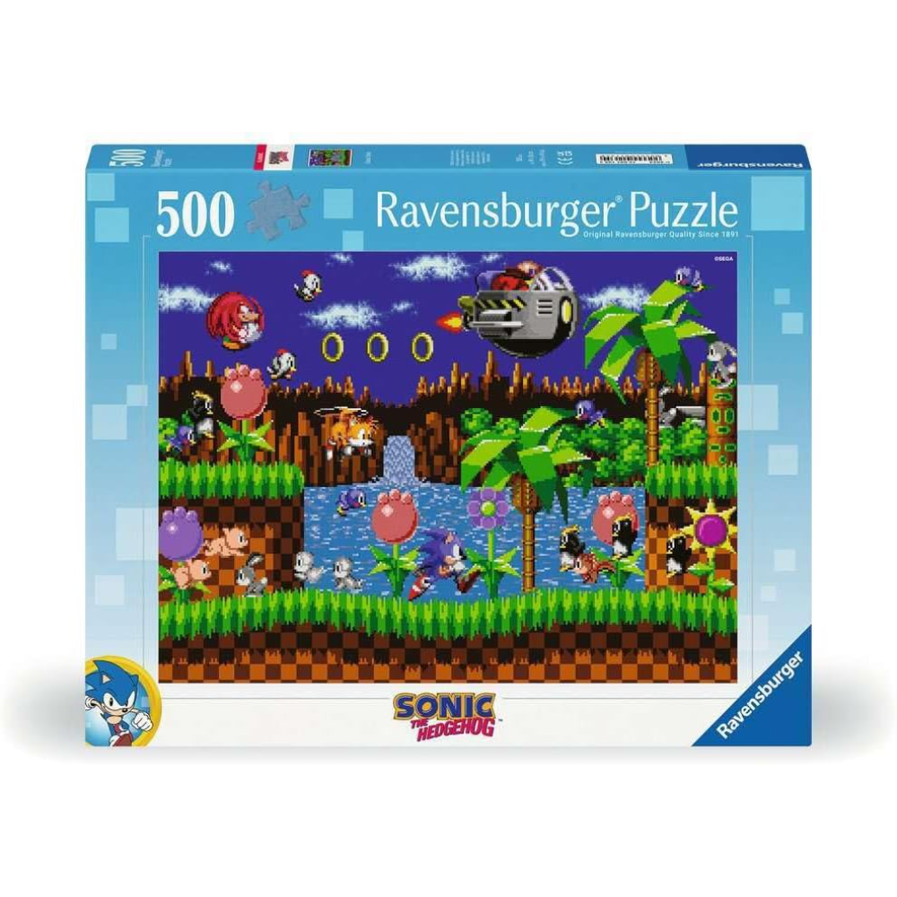 Puzzle: Sonic the Hedgehog (500 Pieces) - Ravensburger