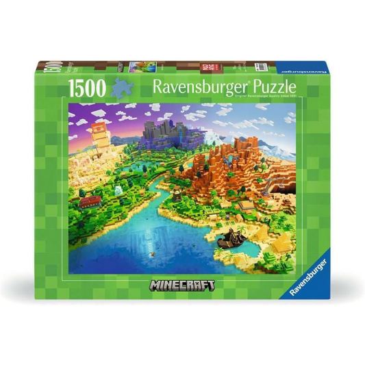 Puzzle: Minecraft: World of Minecraft (1,500 Pieces) - Ravensburger