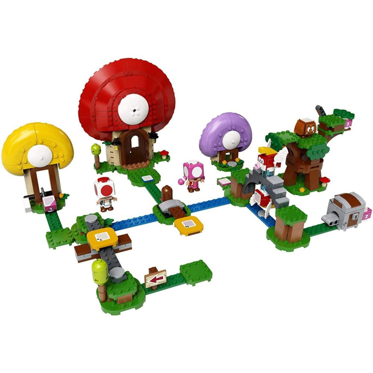 This is brand new.Players must defeat enemies and overcome challenges in Toad Village with this LEGO Super Mario Toad’s Treasure Hunt Expansion Set (71368). A super gift for kids to add to their LEGO Super Mario Starter Course (71360), it features cute Toad and Toadette toy figures, 2 Cheep Cheeps and a Goomba.
