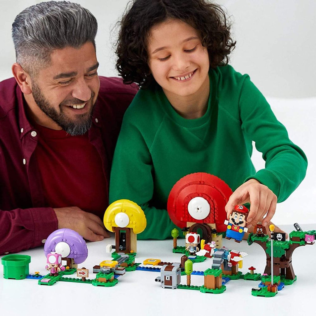 This is brand new.Players must defeat enemies and overcome challenges in Toad Village with this LEGO Super Mario Toad’s Treasure Hunt Expansion Set (71368). A super gift for kids to add to their LEGO Super Mario Starter Course (71360), it features cute Toad and Toadette toy figures, 2 Cheep Cheeps and a Goomba.