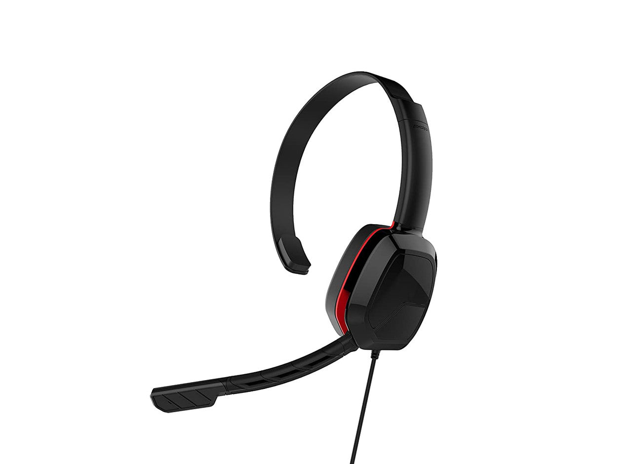 PDP - Switch Wired Chat Headset LVL1 Afterglow Black PDP