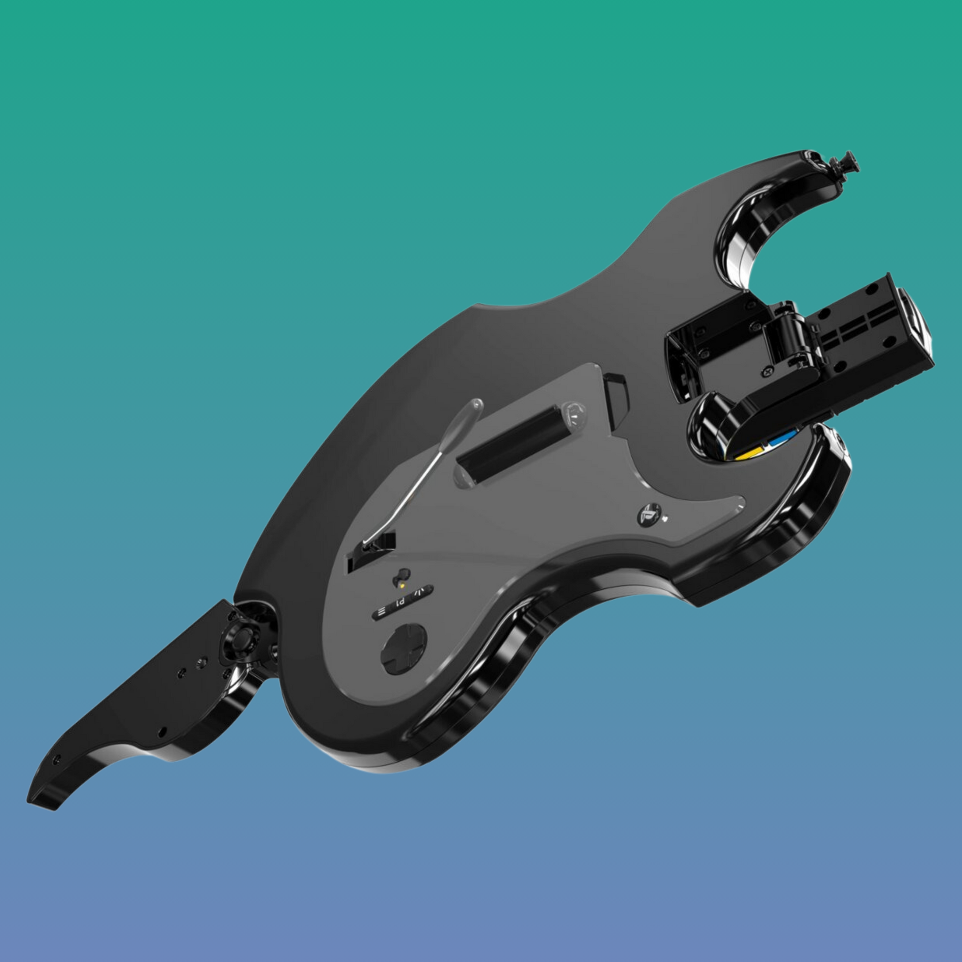 Product Image : <p>Master your virtual guitar skills with the Riffmaster wireless controller for PS4 &amp; PS5. With a 30ft wireless range, rechargeable battery lasting up to 36 hours, and versatile design for left/right-handed players, this controller offers comfort and convenience. Pre-order now to rock out on Rock Band 4 and Fortnite Festival.</p>