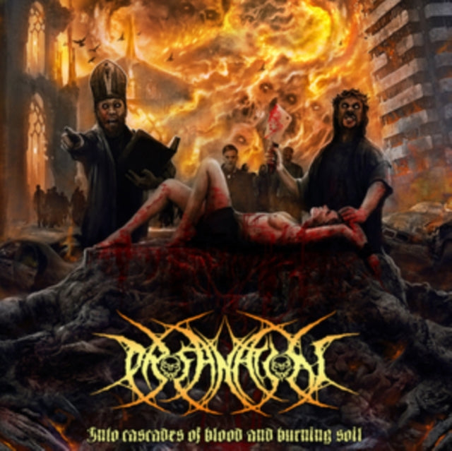 This CD is brand new.Format: CDMusic Style: Death MetalThis item's title is: Into Cascades Of Blood & Burning SoilArtist: ProfanationBarcode: 7105277211029Release Date: 5/3/2019