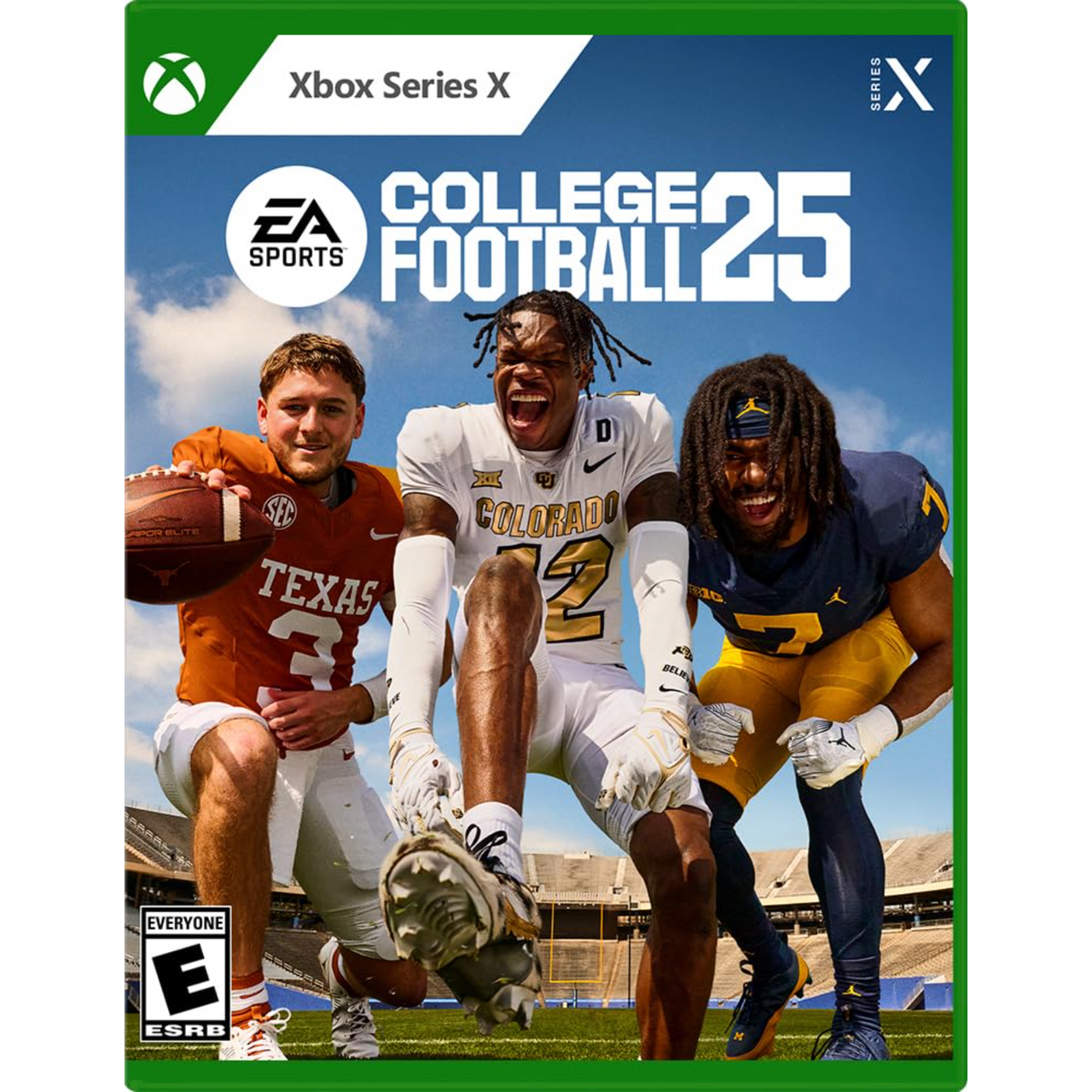 This is brand new.In EA SPORTS™ College Football 25 for PlayStation®5 and Xbox Series X|S, experience explosive gameplay variety across 134 FBS schools and immerse yourself in the iconic atmospheres of college football as you chase college greatness.