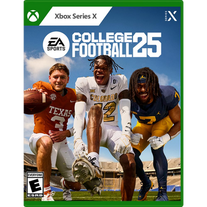 This is brand new.In EA SPORTS™ College Football 25 for PlayStation®5 and Xbox Series X|S, experience explosive gameplay variety across 134 FBS schools and immerse yourself in the iconic atmospheres of college football as you chase college greatness.