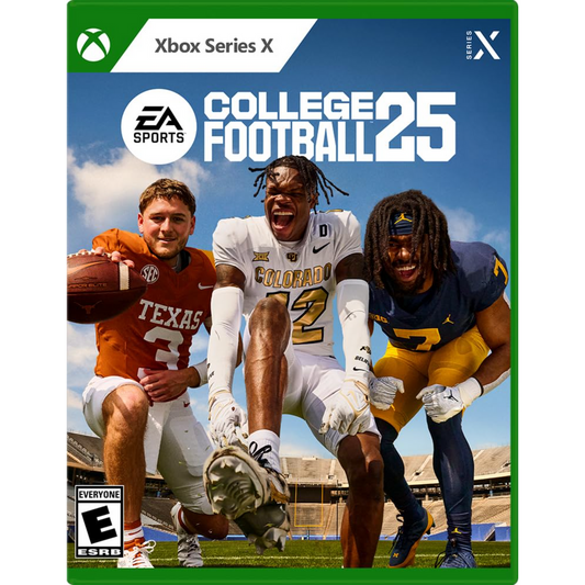 This is brand new.In EA SPORTS™ College Football 25 for PlayStation®5 and Xbox Series X|S, experience explosive gameplay variety across 134 FBS schools and immerse yourself in the iconic atmospheres of college football as you chase college greatness.