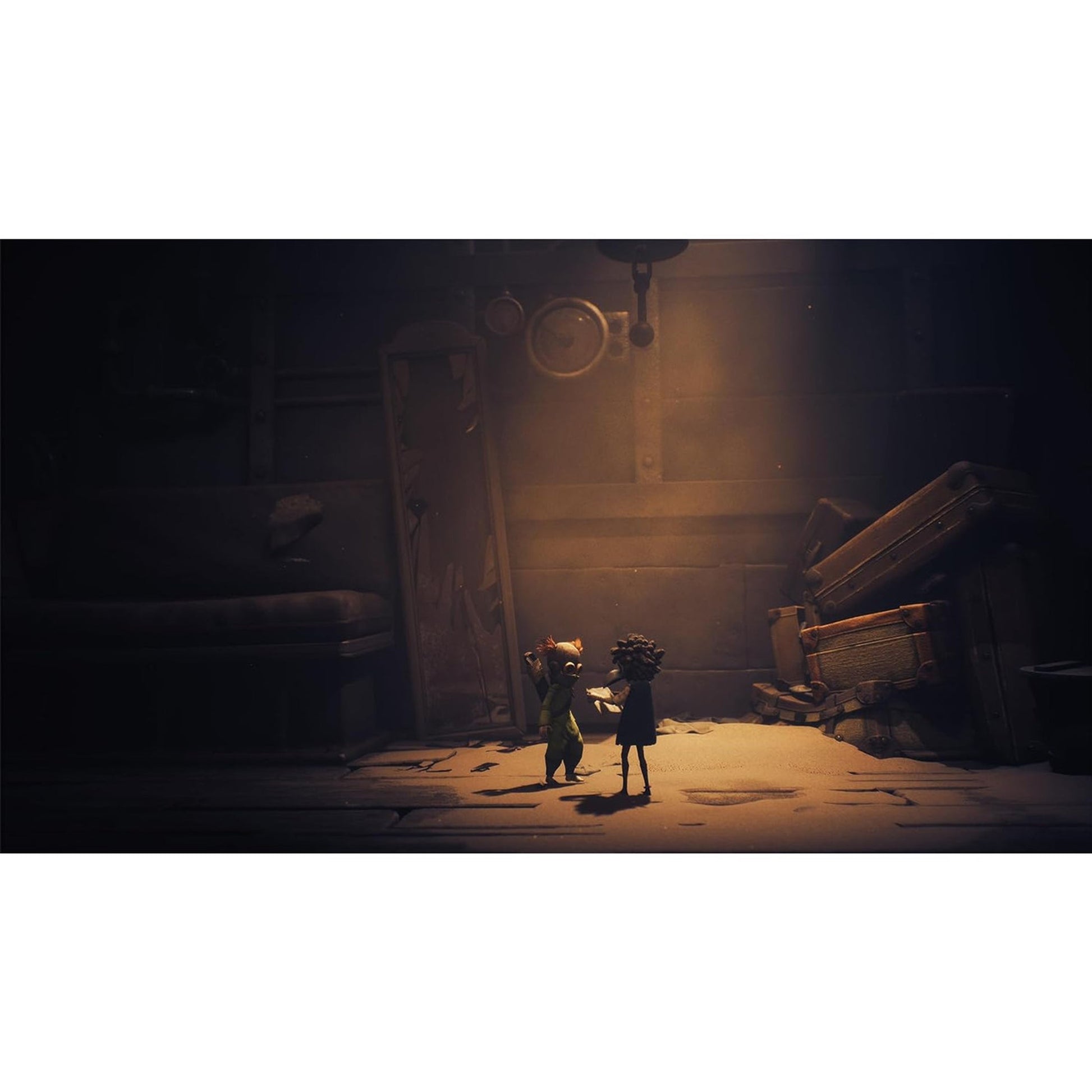 This is brand new.Embark on a new adventure in the unique world of Little Nightmares. In Little Nightmares III, you’ll guide Low & Alone as they search for a path that could lead them out of the Nowhere. Face your childhood fears together with a friend using online co-op, or solo with an AI companion.
