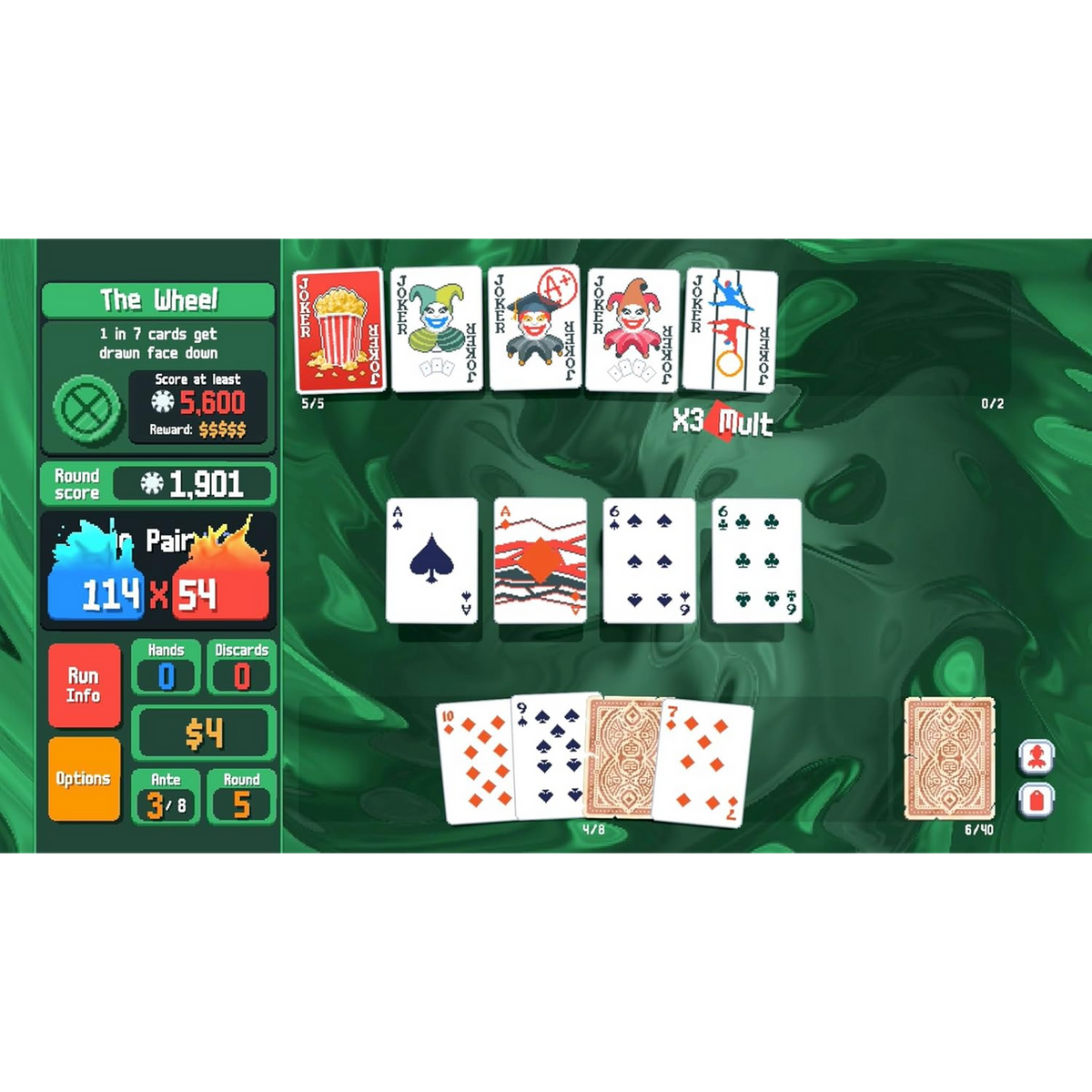 This is brand new.Balatro is a poker-inspired roguelike deck builder all about creating powerful synergies and winning big. The poker roguelike. Balatro is a hypnotically satisfying deckbuilder where you play illegal poker hands, discover game-changing jokers, and trigger adrenaline-pumping, outrageous combos.