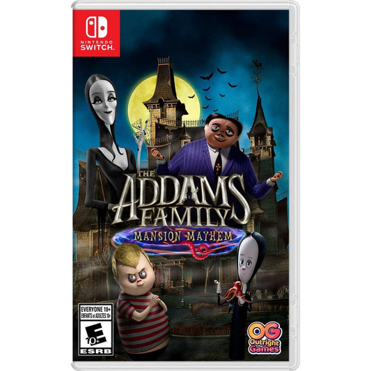 This is brand new.Family game night is about to get terrifyingly exciting! Only you and your friends can help Wednesday, Pugsley, Gomez, and Morticia Addams save the Addams Family Mansion in this hilarious new 3D platforming adventure for up to four players.