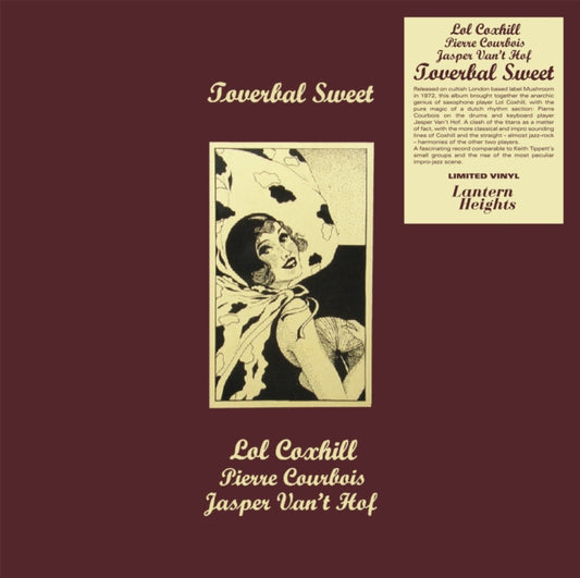 This LP Vinyl is brand new.Format: LP VinylMusic Style: Contemporary JazzThis item's title is: Toverbal SweetArtist: Coxhill/Pierre Courbois/Jasper Van't HofLabel: LANTERN HEIGHTSBarcode: 7427251607094Release Date: 2/3/2023