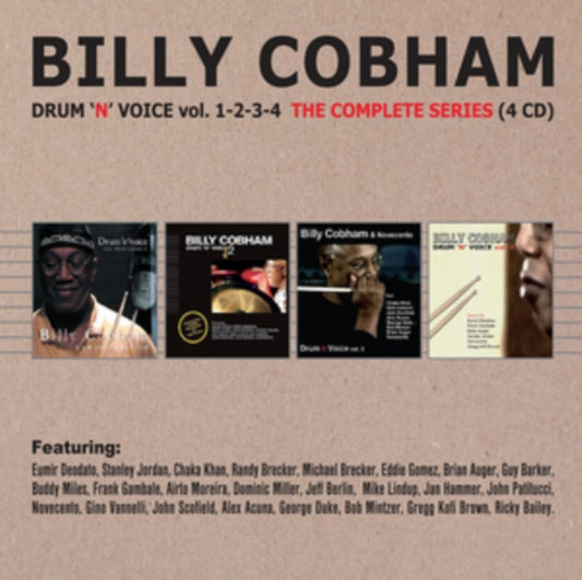 This CD is brand new.Format: CDMusic Style: Jazz-FunkThis item's title is: Drum 'N' Voice, Vol 1-4Artist: Billy CobhamBarcode: 8012786915623Release Date: 7/14/2017