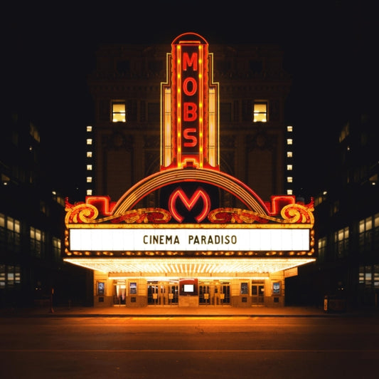 Product Image : This LP Vinyl is brand new.<br>Format: LP Vinyl<br>Music Style: Power Electronics<br>This item's title is: Cinema Paradiso<br>Artist: Mobs<br>Label: RUDENETWORKS SNC<br>Barcode: 8054521840791<br>Release Date: 2/28/2020